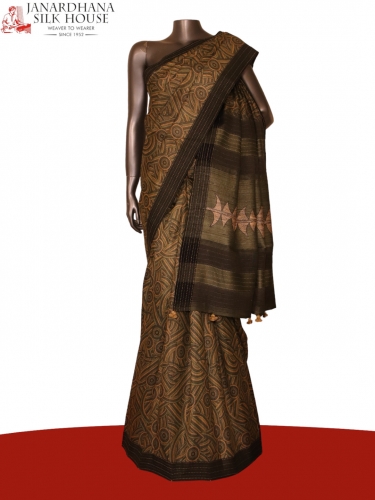 Exclusive Pure Tussar Silk Saree